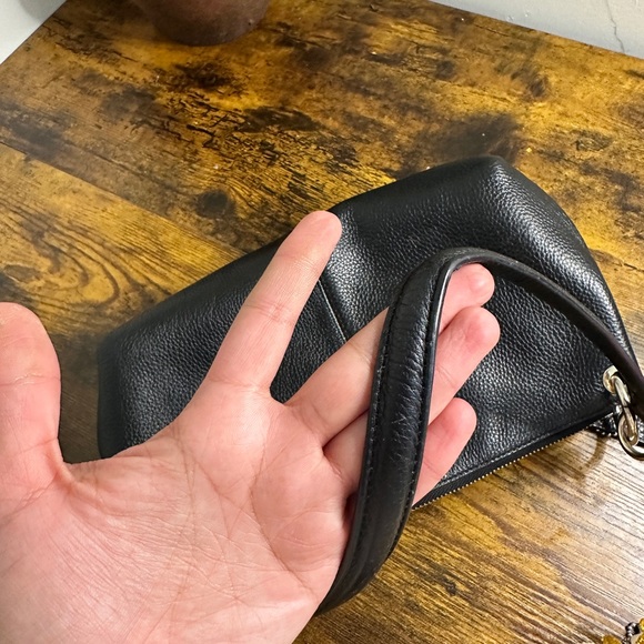 Y2K coach Black Leather Shoulder Bag - Picture 3 of 4